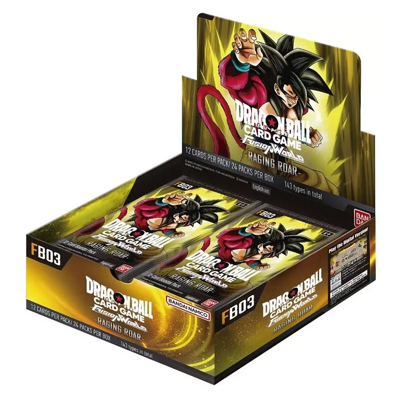 Dragon Ball Super Card Game - Fusion World - Raging Roar - Booster Box (24 Packs)