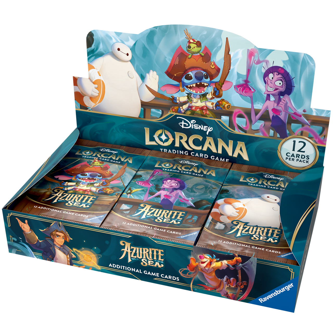 Disney - Lorcana TCG - Azurite Sea - Booster Box (24 Packs)